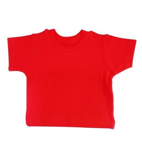 BabywearUK BABY T-SHIRT - Red - 12-18 months - British Made