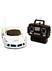 Gooyo RC Full Function 1:24 Scale Toy Radio Control Modern Team Racing Car for Kids/Boys (White)