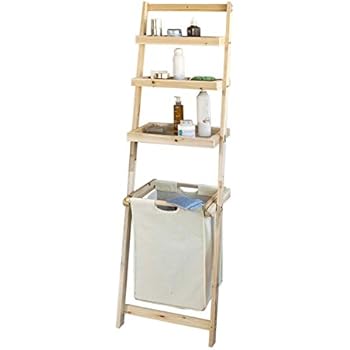 BonVivo® Leiterregal Vivienne, vielseitiges Badezimmer-Regal mit