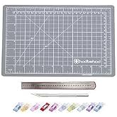 A4 Gri Renk &Ccedil;ift Taraflı Hobi Kesim Matı Tablası Set 30CMX22CM