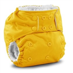 Kanga Care Rumparooz G2 Cloth Pocket Nappy (SNAP) Girls All Ages Fits All, yellow (Dandelion)