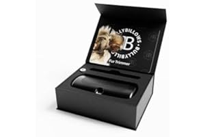 BullyBillows Deshedding Comb for Dog & Pet|Professional Pet Grooming Tool with Soft Rubber Grip, 4 Gentle Blades, and Spare Screw | Black