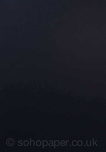 Tinted Card A4 250gsm - Soho Paper Products - Packs of 100 Sheets (Black)