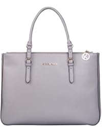 Kesslord Saffiano - Bolso de asas de Otra Piel para mujer gris Gris claire - GC