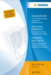 Preisvergleich Produktbild HERMA 5014 Ausweishüllen 65x100 mm für Rentenausweise HERMA