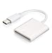 Produktbild drf8090w-eop USB-C USB3.1 Type-C auf SD-Kartenleser mit zeilenweise lesbarem SD-Kartenleser