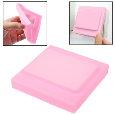 Silicone Light Switch Covers Protector Decoration for Home (Pink)