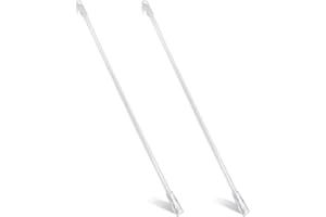 FATIYA 2 sztuki 35 cm różdżka do żaluzji, drążek uchylny do żaluzji, pionowy uchwyt sterujący, przezroczysta różdżka do rolety, zamiennik z haczykiem i uchwytem, akcesoria do otwieracza żaluzji