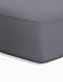 Produktbild Schlafgut Jersey-Elasthan Boxspring Spannbetttuch Baumwoll-Mischgewebe Graphit 220 x 200 cm