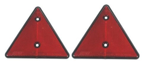 LMX1660 - Triángulos reflectantes rojos para camiones y caravanas, 2 unidades