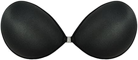 Undercover Glamour The Party Bra - Stick On Bra - A To G Cup - Ultra Sticky For Maximum Hold (FF Cup, Black)