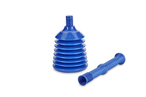 Turbo Stampfer Blau Rohrreiniger Abflussreiniger Saugglocke Pömpel Pümpel Rohrfrei - 2