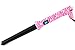 Original Yogi Pink Zebra Stripe Hair Curling Wand Tongs Free Heat Resistant Glove