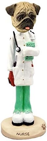 Pug Brown Nurse Doogie Collectable Figurine by CON