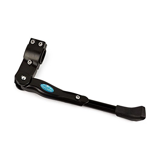 Topcabin® verstellbarer Fahrradständer mit Aluminiumlegierung, Seitenständer für 20 Zoll (51 cm), 24 Zoll (61 cm), 26 Zoll (66 cm)