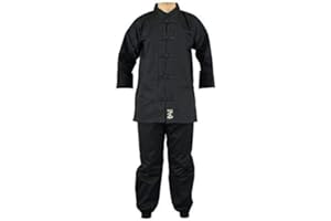 Playwell Arts Martiaux Kung Fu Tout Noir Uniforme