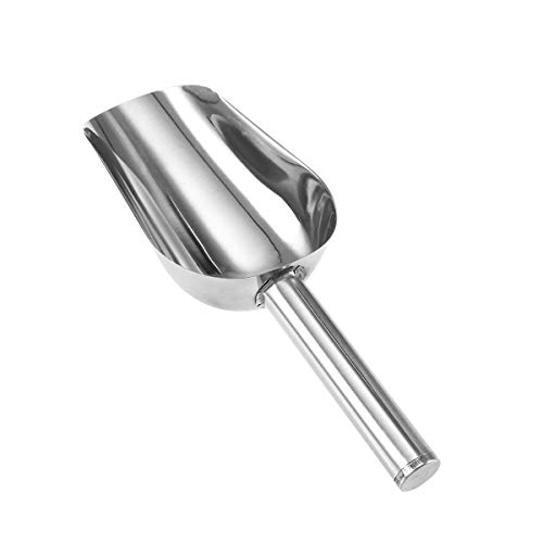 Preisvergleich Produktbild AbuChan Multifunktions-Schaufel aus Edelstahl für Haustierfutter, Trockenware, Süßigkeiten, Popcorn, Gewürzmehl