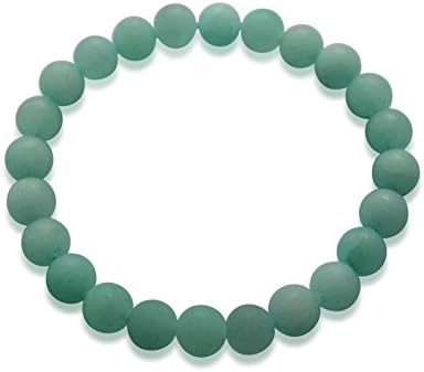 Vifaleno Amazonite Bracelet, Natural, Round, Frosted, 8mm