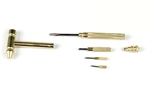 Latinaric Mini 5 in 1 Multifunktion Handwerkzeug Kuferhammer Schraubendreher Set - 5