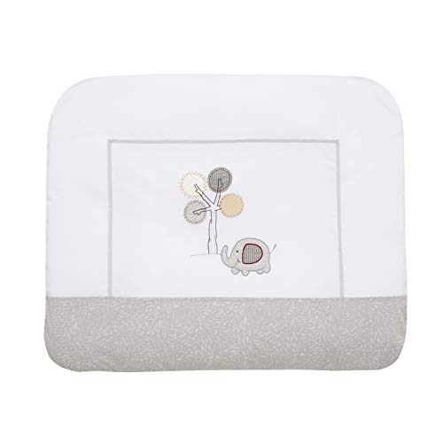 Preisvergleich Produktbild Alvi Set Wickelauflage + Bezug Applikation Jumbo grau 70x85 cm 330189239