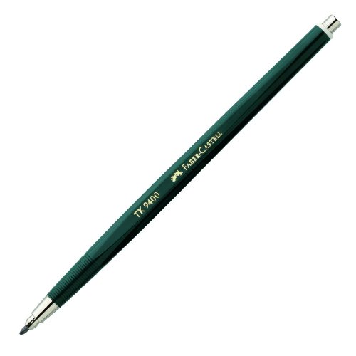 Faber-Castell 139420 – Fallminenstift TK 9400, Minenstärke: 2 mm, Härtegrad: HB, Schaftfarbe: grün - 2