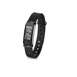 Mobile Action Black : Q-Band Q-68HR Accurate Health & Fitness Tracker Watch