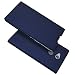 Produktbild KKEIKO Sony Xperia XA2 Ultra Hülle, Sony Xperia XA2 Ultra Leder Handyhülle Schutzhülle [ mit Gratis Panzerglas Schutzfolie ], Stoßsichere Lederhülle Brieftasche case für Sony Xperia XA2 Ultra - Blau