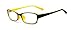 Outray Kinder Retro Rechteck klare Linse Brille 8005C4 Gelb