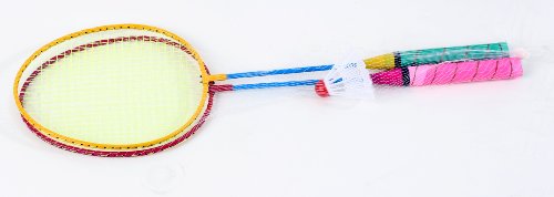 Preisvergleich Produktbild Federballset / Badmintonset mit 2 Schlägern und 1 Federball