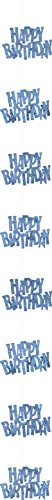 Hänge-Dekoration – Happy Birthday blau - 2