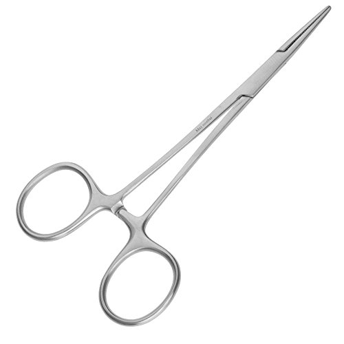 Book's Cover ofPince à clamper selon Mosquito  droite  avec la griffe  Longuer 125 cm  acier inoxydable