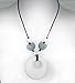Lily Bear Silicone Baby Teething & Breastfeeding Pendant Necklace/Jewellery for Mum (White)