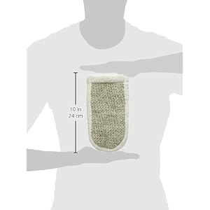 MAGIT Superior Horsehair Glove with Cotton Sponge, White - Image 3