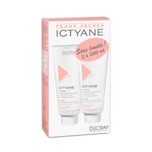 Ducray Ictyane Emollient Moisturizing Cream 2 x 200ml