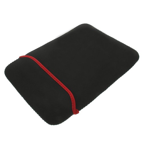 Netbook Tasche Case Schutz Hülle schwarz rot bis 29,4cm (11,6 Zoll) für Apple iPad iPad (3. Generation)