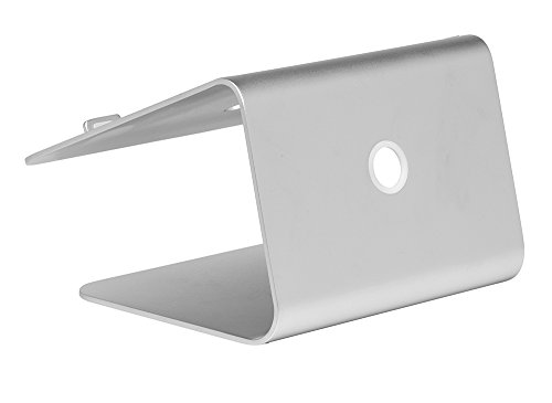 Slabo Notebookhalterung Laptopständer für MacBook / MacBook Air / MacBook Pro / Notebooks „Aluminium“ – SILBER - 6