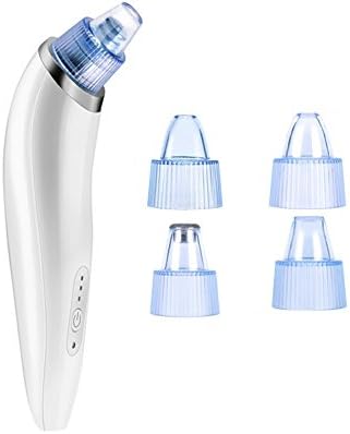 Blackhead Remover, Rechargeable Electric Facial Pore Cleanser Vacuum Suction Microdermabrasion Machine Comedone Acne Extractor Whitehead Removal Tool Zit Popping Kit