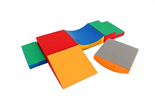 IGLU XXL Modules de Motricité, Modules en Mousse, Blocs de Construction, Jouets éducatifs - 6 pièces - antidérapant