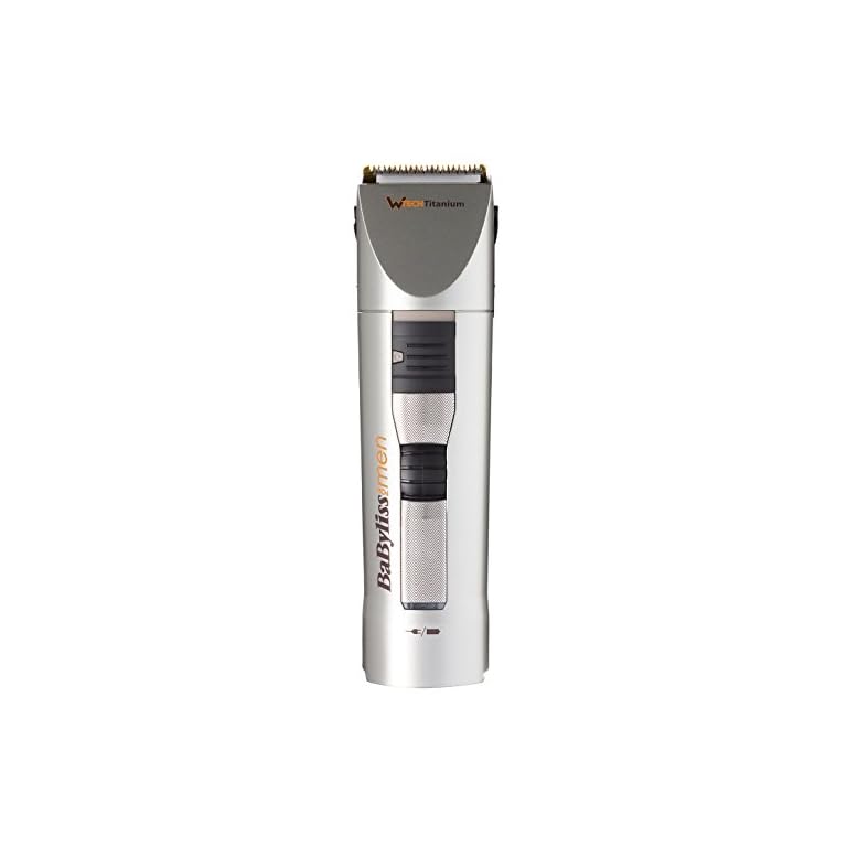BaByliss E780E Hair & Beard Clipper, Washable, W-tech Titanium Technology