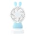 Produktbild Tragbarer Handkühlventilator von Syeytx Bunter wiederaufladbarer LED Hand USB Strom für Baby, Weihnachten, Haushalt, Outdoor und Büro