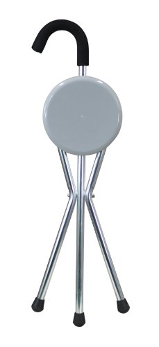 Aidapt - Bastón con asiento plegable