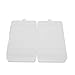 Pinzhi®2x 10 Grids Clear Acrylic Container Storage Box Case For 100pcs Nail Art Tips