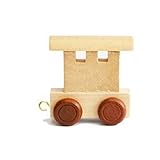 Childrens Personalised Wooden Alphabet Letter Train A-Z Name Set All Letters Available (BACK CARRIAGE)