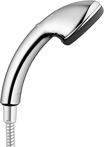 Hansa 04320100 Handbrause Duo Jet-S 1/2 Zoll, mit Umstellung, verchromt