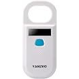 Haustier-Chip-Scanner – Wiederaufladbar, Liest FDX-B & EMID, Speichert 128 IDs, Mit USB, Weiß