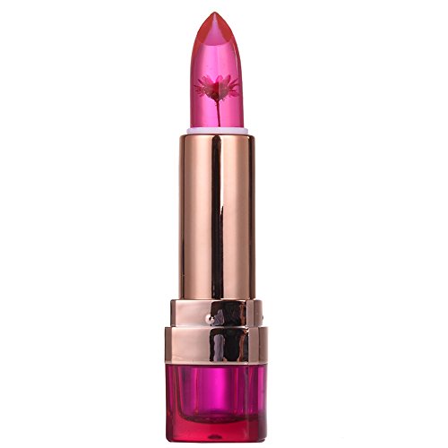 Jelly Transparente Blume Lippenstift Farbwechsel Temperaturänderung Lipstick Moisturizing Langlebigen Nicht Verblassen Lip Gloss Molie - 2
