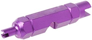 WeilinWU Bicycle Valve Remover Removal Aluminum Alloy CNC MTB Bike Parts Repair Tools For Schrader For Presta Purple Cycling Accessories