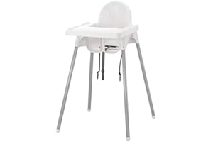 DIVA GROUP Adjustable 3-in-1 Baby Highchair Infant High Feeding Seat Toddler Table Chair UK White