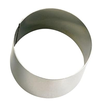 De Buyer 3989.07 Cercle à Pâtisserie Inox Hauteur 4.5 cm/7 cm