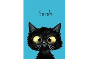 Sarah: Sarah - Katzen - Malbuch / Notizbuch / Tagebuch: A5 - blanko